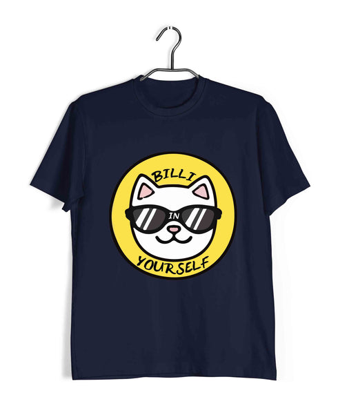 Cats BILLI IN YOURSELF The classics Casual Graphic Printed T-Shirt for Men